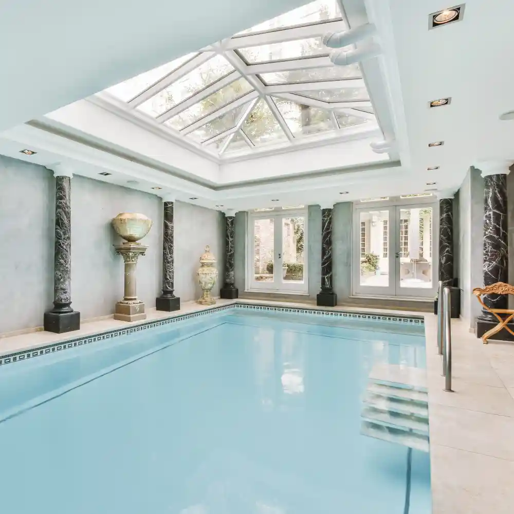 Large beautiful indoor swimming pool